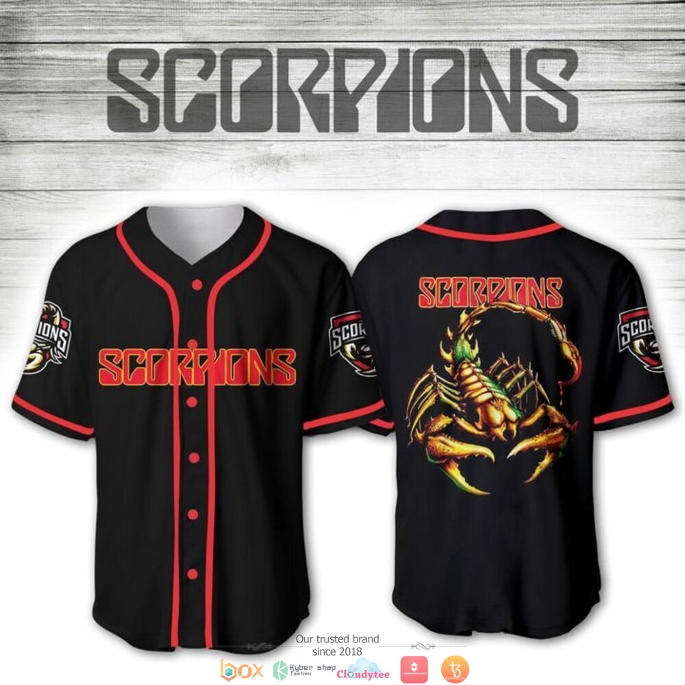 Scorpions Band Baseball Jersey Scorpions Band Baseball Jersey