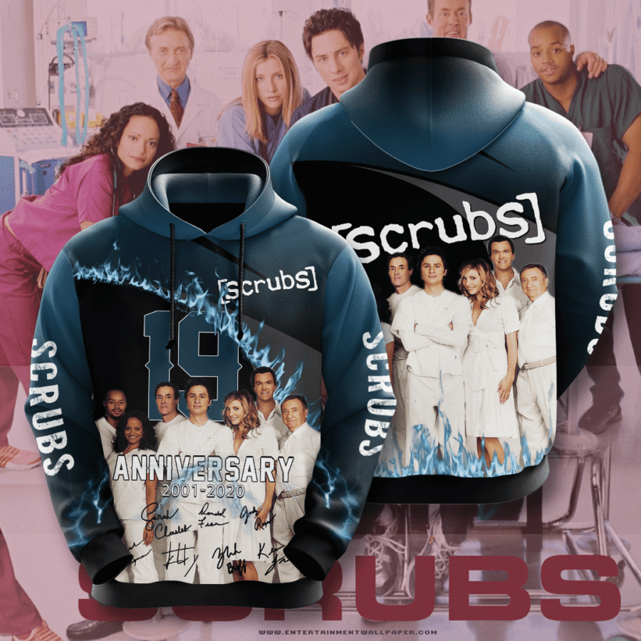 Scrubs 3D Hoodie - cb1d01135db1 Scrubs 3D Hoodie - cb1d01135db1