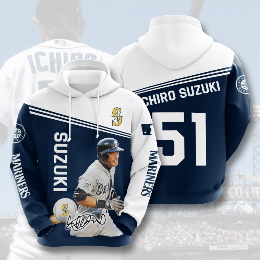 Seattle Mariners 3D Hoodie - ef347f3f5f23 Seattle Mariners 3D Hoodie - ef347f3f5f23