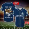 Seattle Mariners Mlb Personalized Baseball Jersey