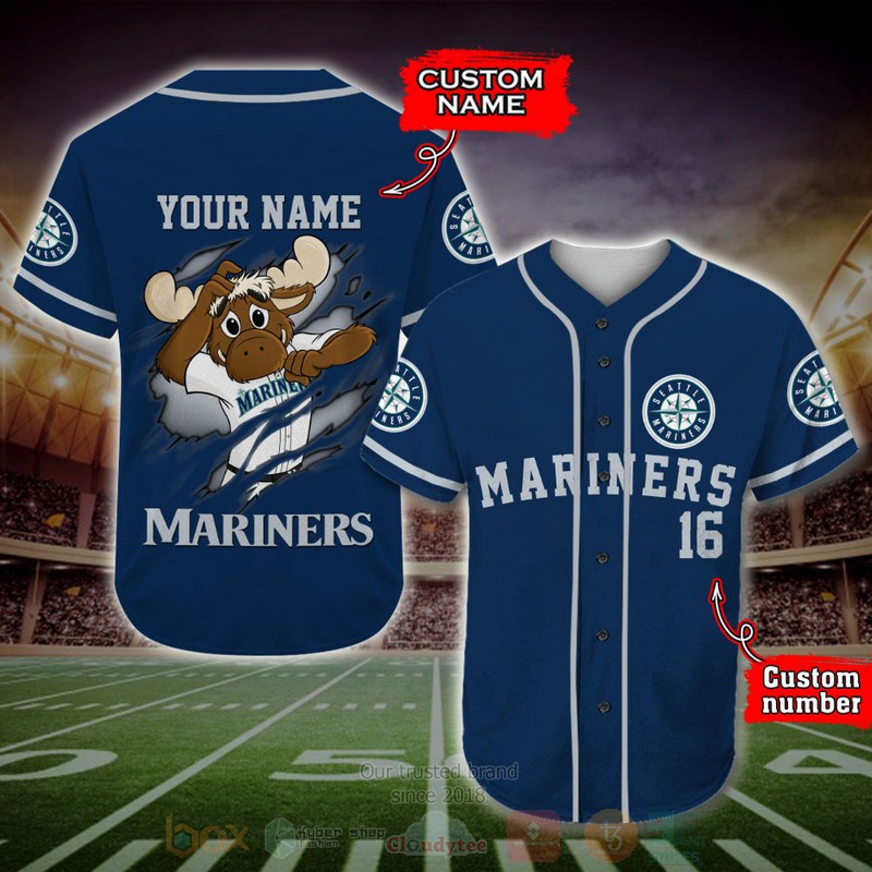 Seattle Mariners Mlb Personalized Baseball Jersey Seattle Mariners Mlb Personalized Baseball Jersey