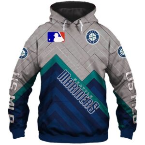 Seattle Mariners Pullover And Zippered Hoodies Custom 3D Seattle Mariners Graphic Printed 3D Hoodie All Over Print Hoodie For Men For Women - 6a19cc93e5c3