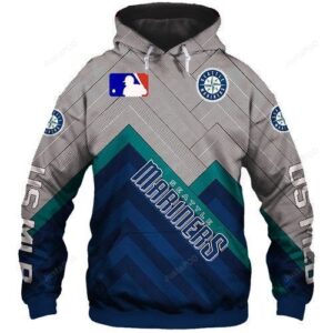 Seattle Mariners Pullover And Zippered Hoodies Custom 3d Seattle Mariners Graphic Printed 3d Hoodie All Over Print Hoodie For Men For Women - 82d512125401