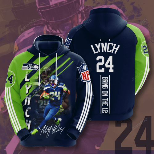 Seattle Seahawks Marshawn Lynch 3D Hoodie For Men For Women - df7fa3f706da Seattle Seahawks Marshawn Lynch 3D Hoodie For Men For Women - df7fa3f706da