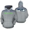 Seattle Seahawks Ncaa Football Maori Tattoo Gray 3d Hoodie For Men For Women Seattle Seahawks All Over Printed Hoodie. Seattle Seahawks 3d Full Printing Shirt - 941f7687d5b0