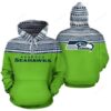 Seattle Seahawks Ncaa Football Maori Tattoo Neon Green 3d Hoodie For Men For Women Seattle Seahawks All Over Printed Hoodie. Seattle Seahawks 3d Shirt - 1a20a8b8b15c