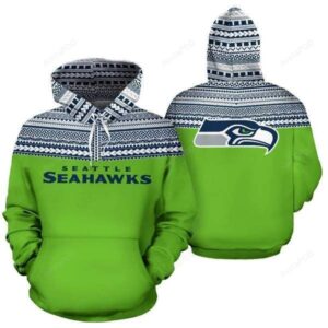 Seattle Seahawks Ncaa Football Maori Tattoo Neon Green 3d Hoodie For Men For Women Seattle Seahawks All Over Printed Hoodie. Seattle Seahawks 3d Shirt - 1a20a8b8b15c
