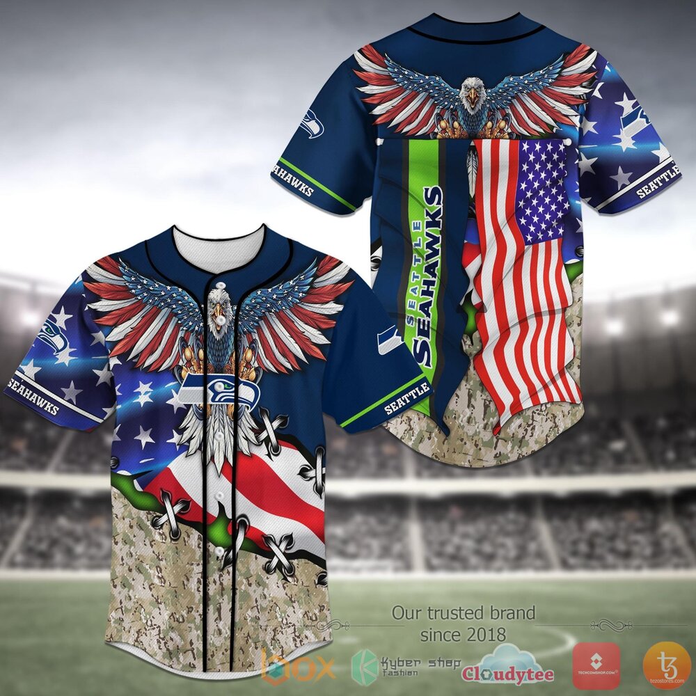 Seattle Seahawks Nfl Baseball Jersey Shirt Seattle Seahawks Nfl Baseball Jersey Shirt