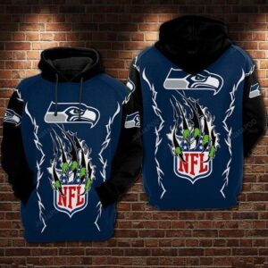 Seattle Seahawks Nfl Football Claws 3d Hoodie For Men For Women Seattle Seahawks All Over Printed Hoodie. Seattle Seahawks 3d Full Printing Shirt - 6aa0e9d036a0