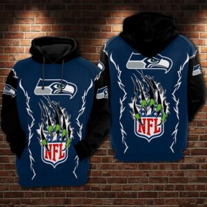Seattle Seahawks Nfl Football Claws 3d Hoodie For Men For Women Seattle Seahawks All Over Printed Hoodie. Seattle Seahawks 3d Shirt - 09cd2da1941d