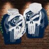 Seattle Seahawks Nfl Football Punisher Skull 3d Hoodie For Men For Women Seattle Seahawks All Over Printed Hoodie. Seattle Seahawks 3d Full Printing Shirt - 17609af023d5