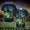 Seattle Seahawks Nfl Palm Tree Baseball Jersey
