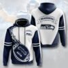Seattle Seahawks Pullover And Zippered Hoodies Custom 3D Graphic Printed 3D Hoodie All Over Print Hoodie For Men For Women - cae9fcbe3c27
