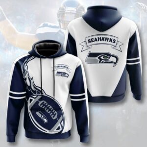 Seattle Seahawks Pullover And Zippered Hoodies Custom 3D Graphic Printed 3D Hoodie All Over Print Hoodie For Men For Women - cae9fcbe3c27