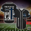 Seattle Seahawks Stand For The Flag Kneel For The Cross Baseball Jersey Shirt