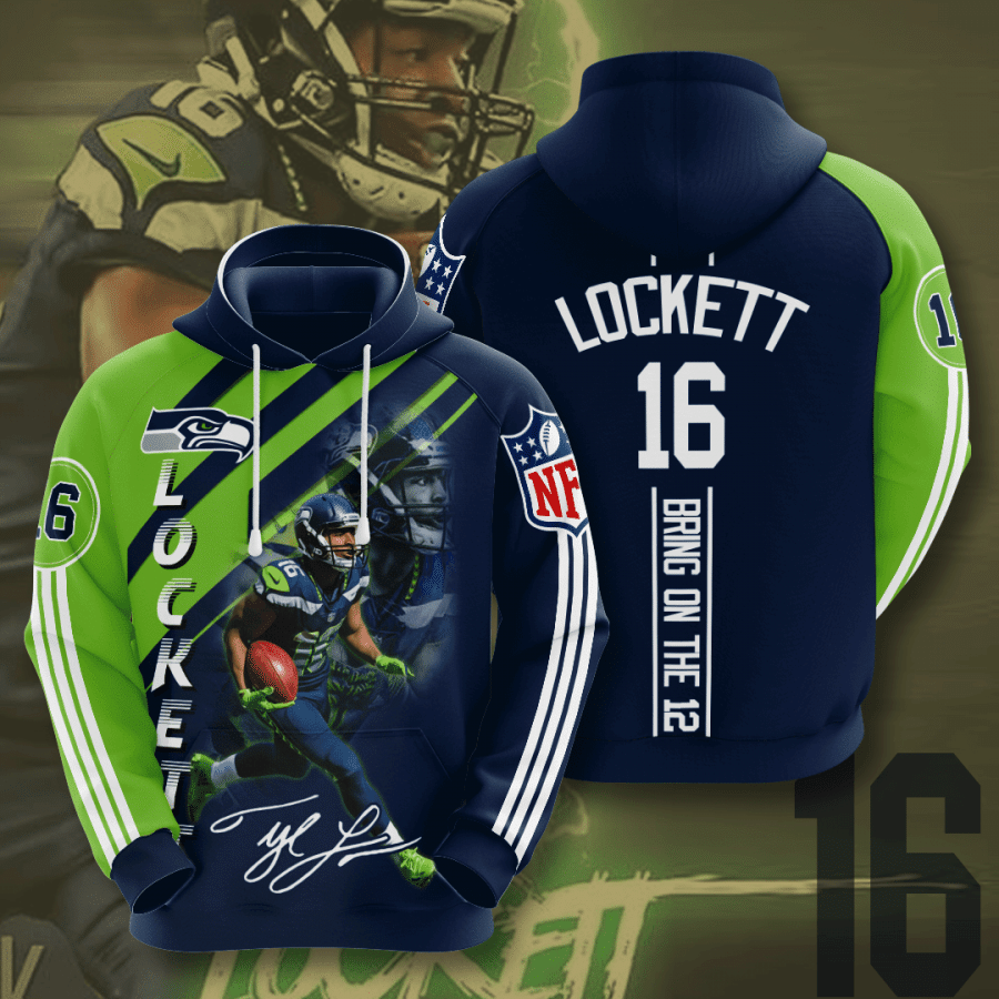 Seattle Seahawks Tyler Lockett 3D Hoodie Sweatshirt For Fans Men Women All Over Printed Hoodie - 2b8c7e46af8f Seattle Seahawks Tyler Lockett 3D Hoodie Sweatshirt For Fans Men Women All Over Printed Hoodie - 2b8c7e46af8f