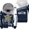 Seattle Seahawks X Baby Yoda 3D Hoodie Unisex Fleece Hoodie - 9ba9458a9778