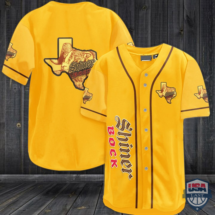 Shiner Bock Beer Baseball Jersey Shiner Bock Beer Baseball Jersey