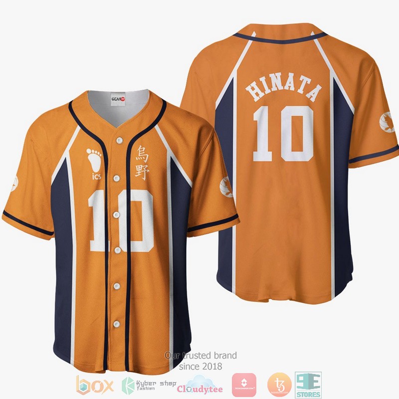 Shoyo Hinata Haikyuu Baseball Jersey Shirt Shoyo Hinata Haikyuu Baseball Jersey Shirt