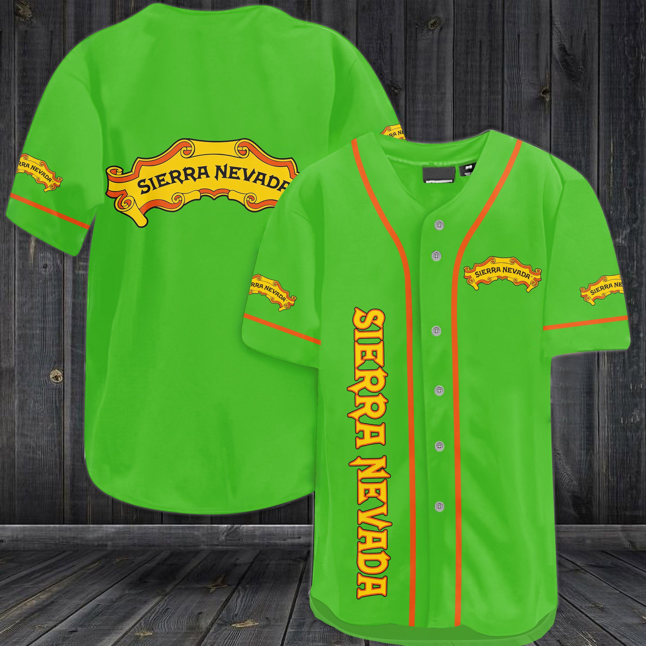Sierra Nevada Brewing Baseball Jersey Sierra Nevada Brewing Baseball Jersey