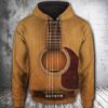 Simple Guitar 3D Printed Hoodie/Zipper Hoodie - f50d7b90855d