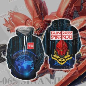 Sinanju Gundam Unisex 3D Hoodie All Over Print Hoodie3834 - 2ec0fc7a645a