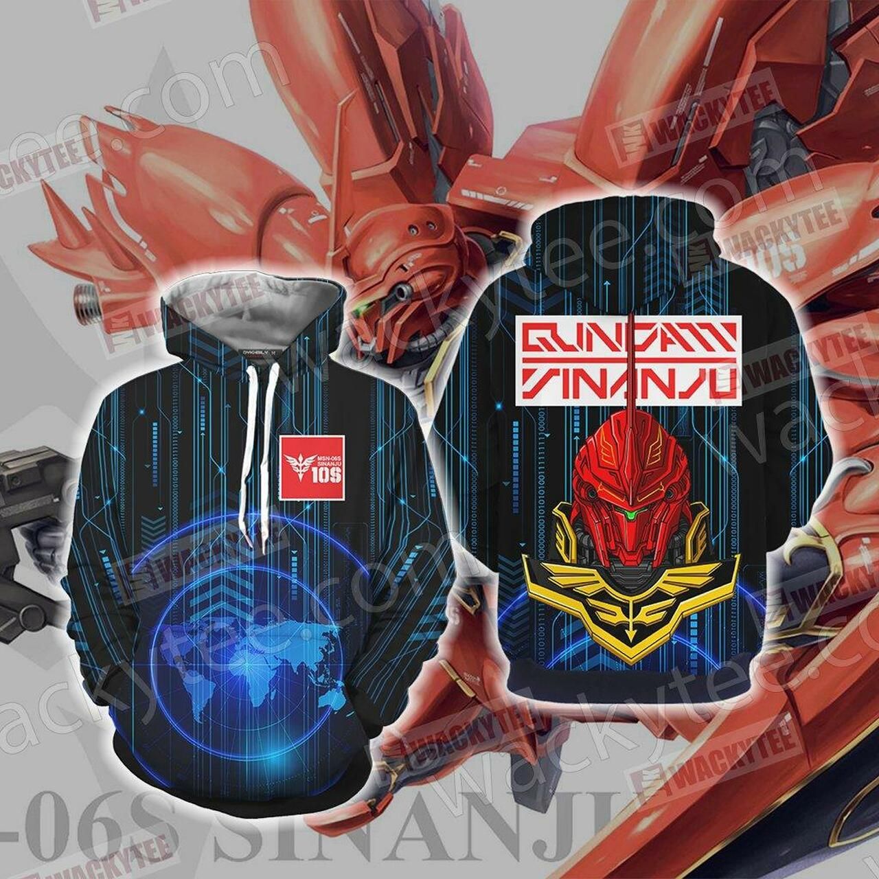 Sinanju Gundam Unisex 3D Hoodie All Over Print Hoodie3834 - 2ec0fc7a645a Sinanju Gundam Unisex 3D Hoodie All Over Print Hoodie3834 - 2ec0fc7a645a