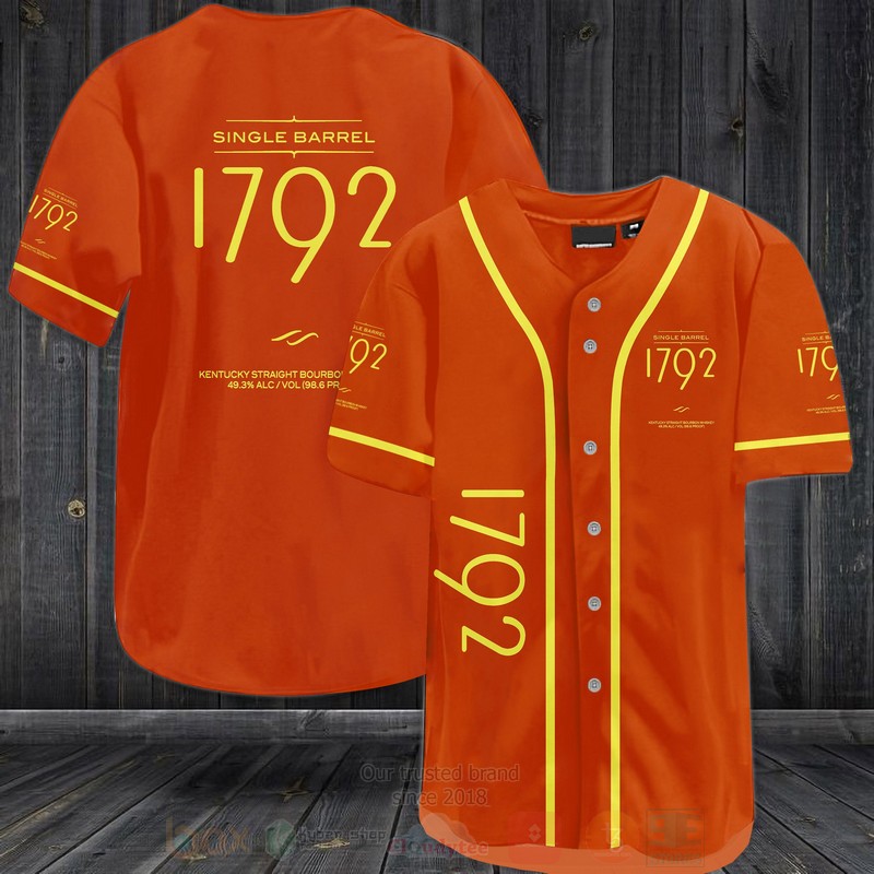 Single Barrel 1792 Baseball Jersey Shirt Single Barrel 1792 Baseball Jersey Shirt