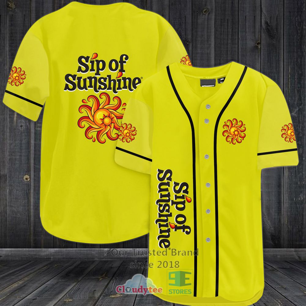 Sip Of Sunshine Baseball Jersey Shirt Sip Of Sunshine Baseball Jersey Shirt