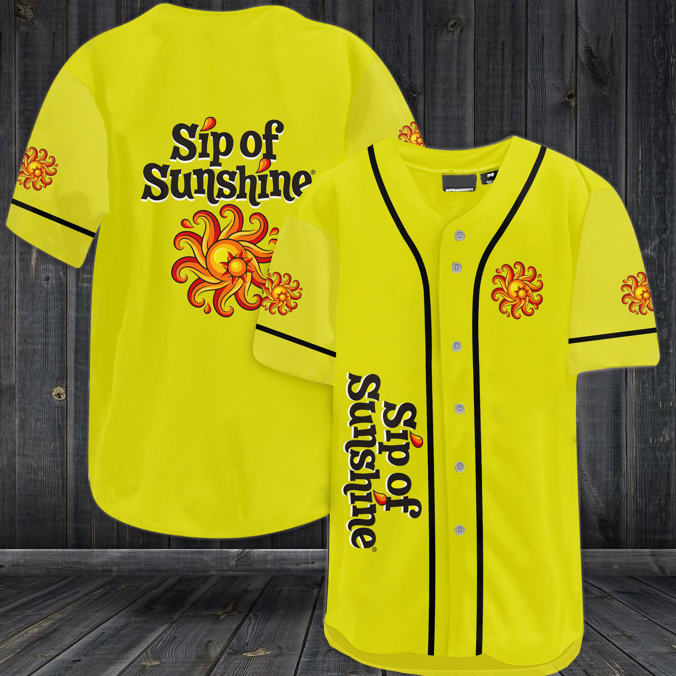 Sip Of Sunshine Baseball Jersey Sip Of Sunshine Baseball Jersey