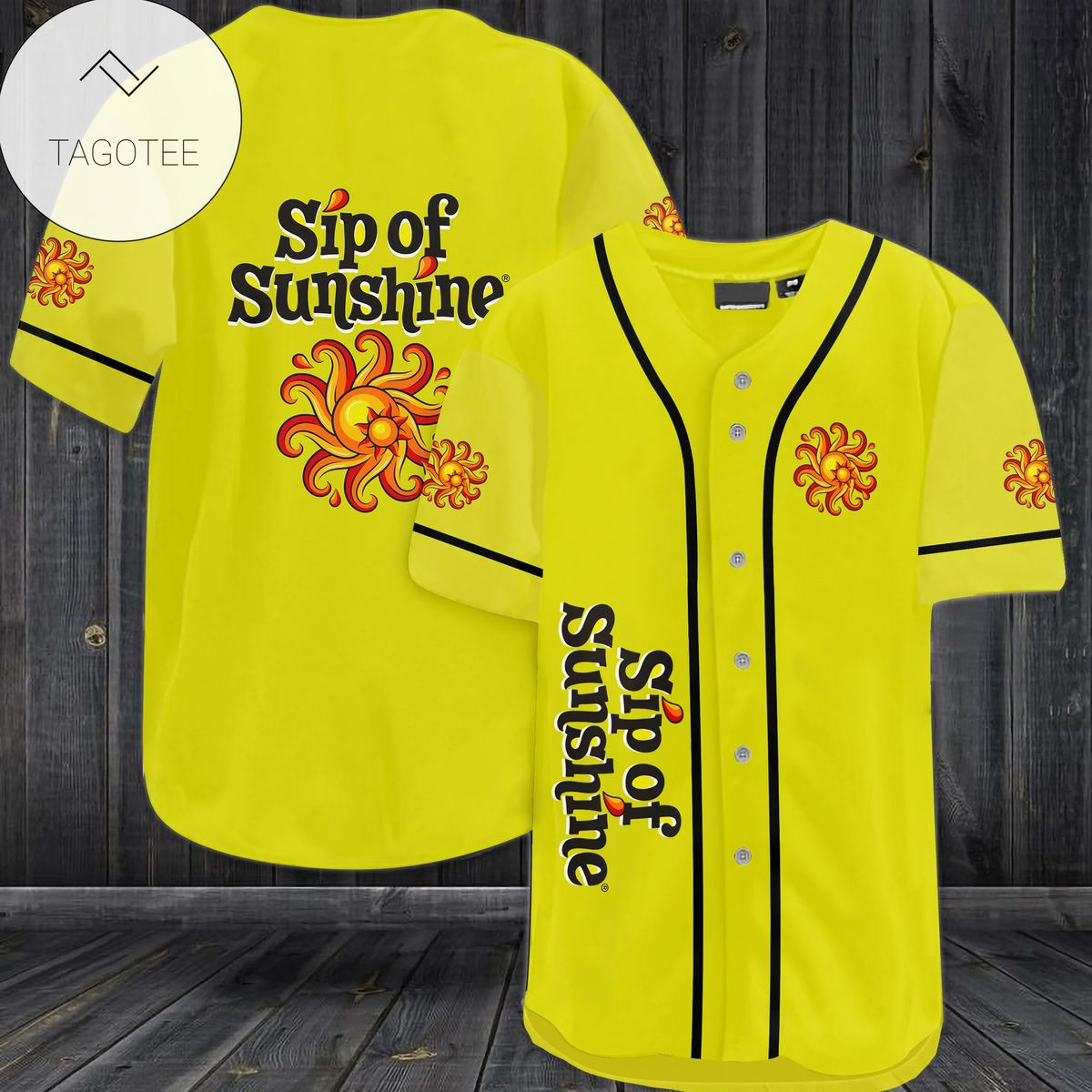 Sip Of Sunshine Logo Baseball Jersey Shirt Sip Of Sunshine Logo Baseball Jersey Shirt