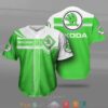 Skoda Car Motor Baseball Jersey