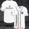Skrewball Peanut Butter Cup Whiskey Baseball Jersey Shirt