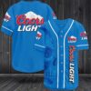 Skull Coors Light Baseball Jersey