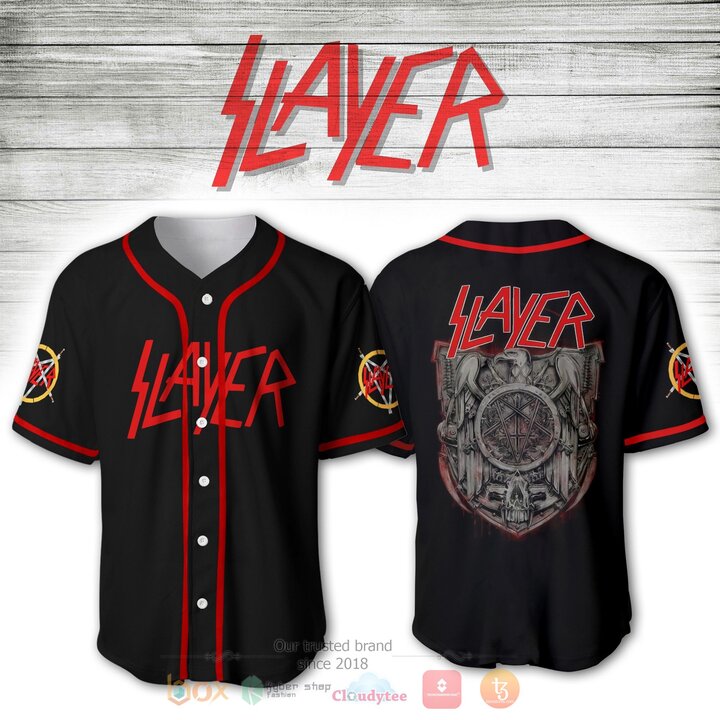 Slayer Band Baseball Jersey Shirt Slayer Band Baseball Jersey Shirt