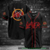 Slayer Band Baseball Jersey Shirt