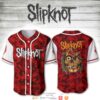 Slipknot Band Red Camo Baseball Jersey