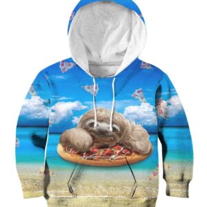 Sloth Pizza 3D 3D Hoodie For Men Women All Over 3D Printed Hoodie - 2a9592044e89