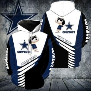 Snoopy Dallas Cowboys For Cowboys Fan 3D Hoodie - 1f6a3692b492