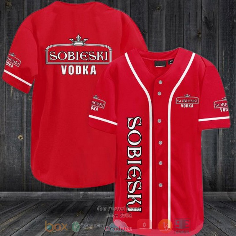 Sobieski Vodka Baseball Jersey Sobieski Vodka Baseball Jersey