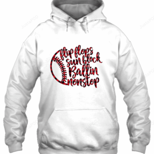 Softball Flip Flops Sun Block 3D Hoodie For Men Women All Over 3D Printed Hoodie - 67d959f59d24