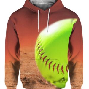 Softball In The Ballpark 3D Zip 3D Hoodie For Men Women All Over 3D Printed Hoodie - e0256f451afe