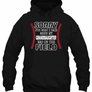 Softball My Granddaughter Was On The Field 3D Hoodie For Men Women All Over 3D Printed Hoodie - b4226ef57907