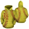 Softball Pattern 3D Hoodie For Men For Women All Over Printed Hoodie - 8bc6a600713c