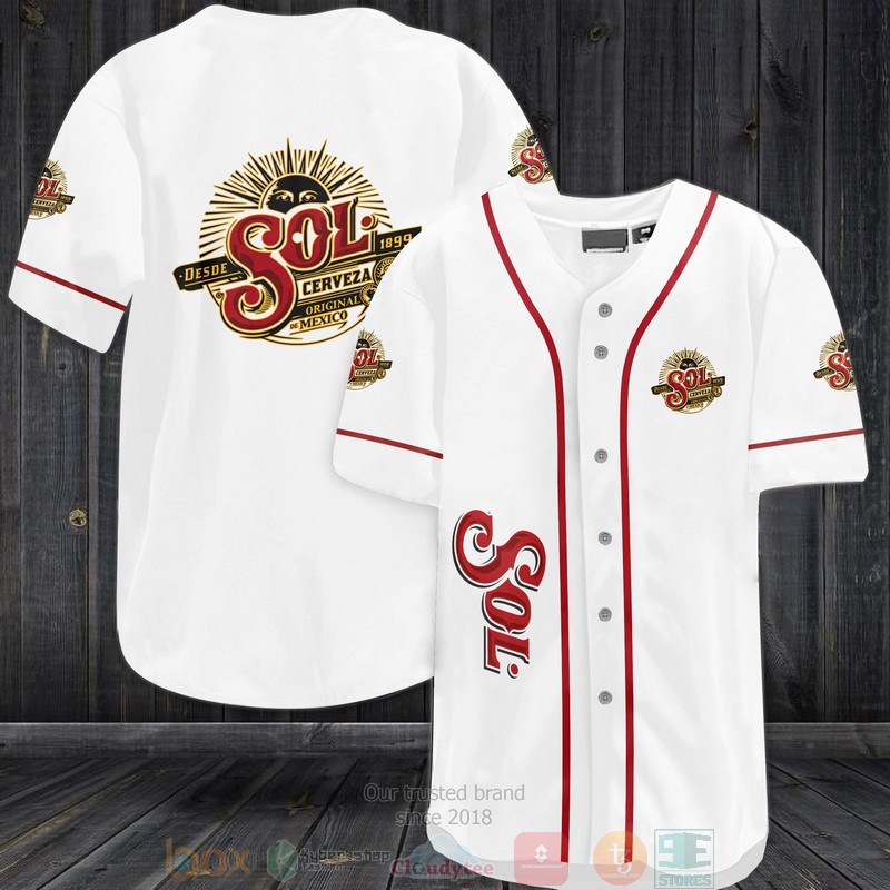Sol Cervez Baseball Jersey Sol Cervez Baseball Jersey