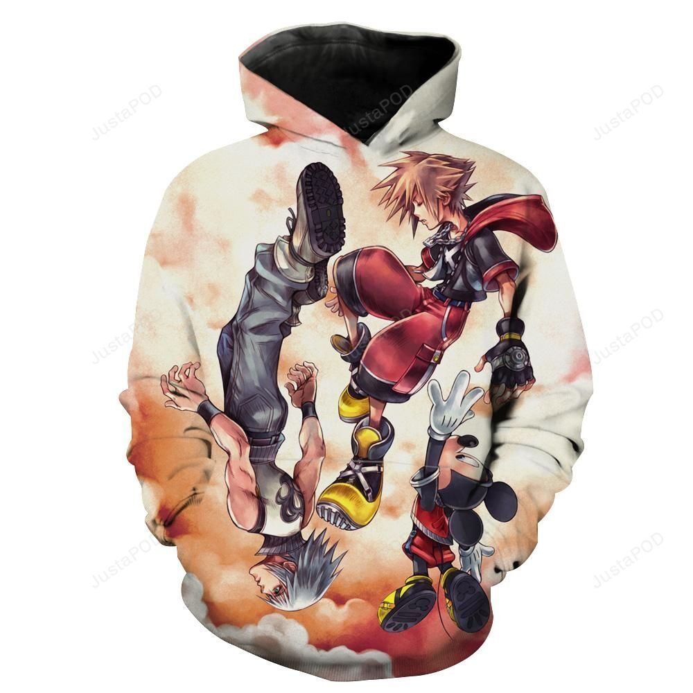 Sora and Riku 3D Hoodie For Men Women All Over 3D Printed Hoodie � Kingdom Hearts Clothing - efc348be50ff Sora and Riku 3D Hoodie For Men Women All Over 3D Printed Hoodie � Kingdom Hearts Clothing - efc348be50ff