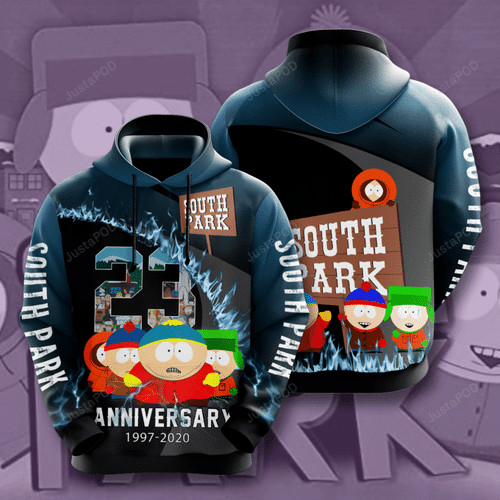 South Park Movie Character Anniversary 23 Years 3D Hoodie For Men For Women - 98e4d18c8d46 South Park Movie Character Anniversary 23 Years 3D Hoodie For Men For Women - 98e4d18c8d46