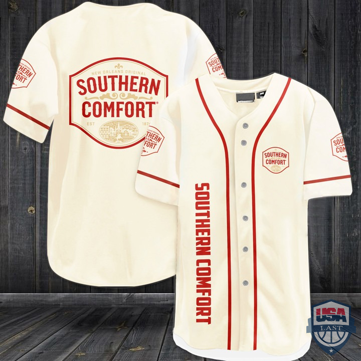 Southern Comfort Whiskey Baseball Jersey Southern Comfort Whiskey Baseball Jersey
