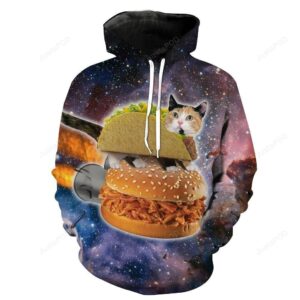 Space Taco Cat 3D Hoodie For Men Women All Over 3D Printed Hoodie ï¿½ Galaxy Cat 3D Hoodie For Men Women All Over 3D Printed Hoodies - 164d418978d3