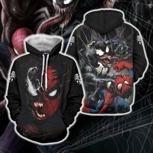 Spider-Man And Venom Unisex 3D Hoodie All Over Print Hoodie3786 - add51b7fbc5d